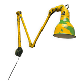 Large 1930s industrial wall lamp by Mek Elek London