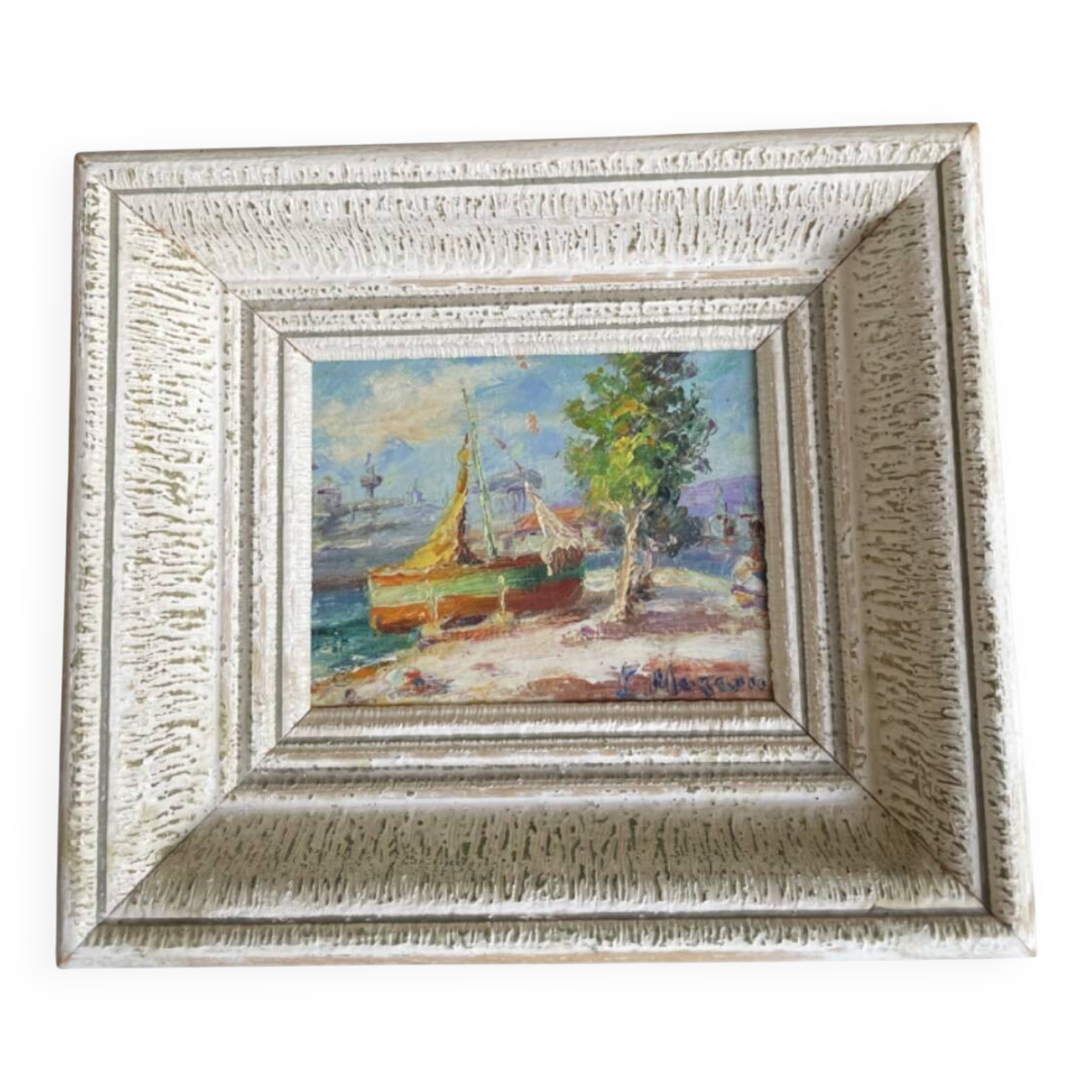 Brittany marine painting 1957