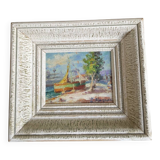 Brittany marine painting 1957