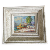 Tableau marine Bretagne 1957