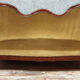 Napoleon III-era seating in mahogany and Genoa velvet around 1850