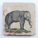 Marble coasters, elephant décor