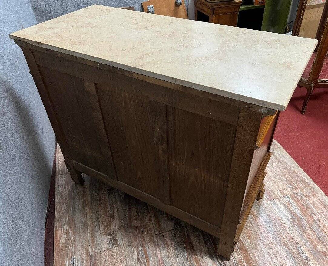 Napoleon III period chest of drawers in walnut circa 1850