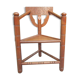 Fauteuil tripode en chêne mouvement breton Ar seiz Breur