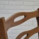 1970s, set of 4 Danish dining chairs in oak wood, green furniture wool.