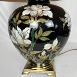 Important English porcelain lamp signed Drimmer 1989