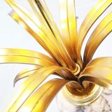 Pair of marble and brass palm lamps by Baker SA