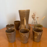 Digoin vintage stoneware service