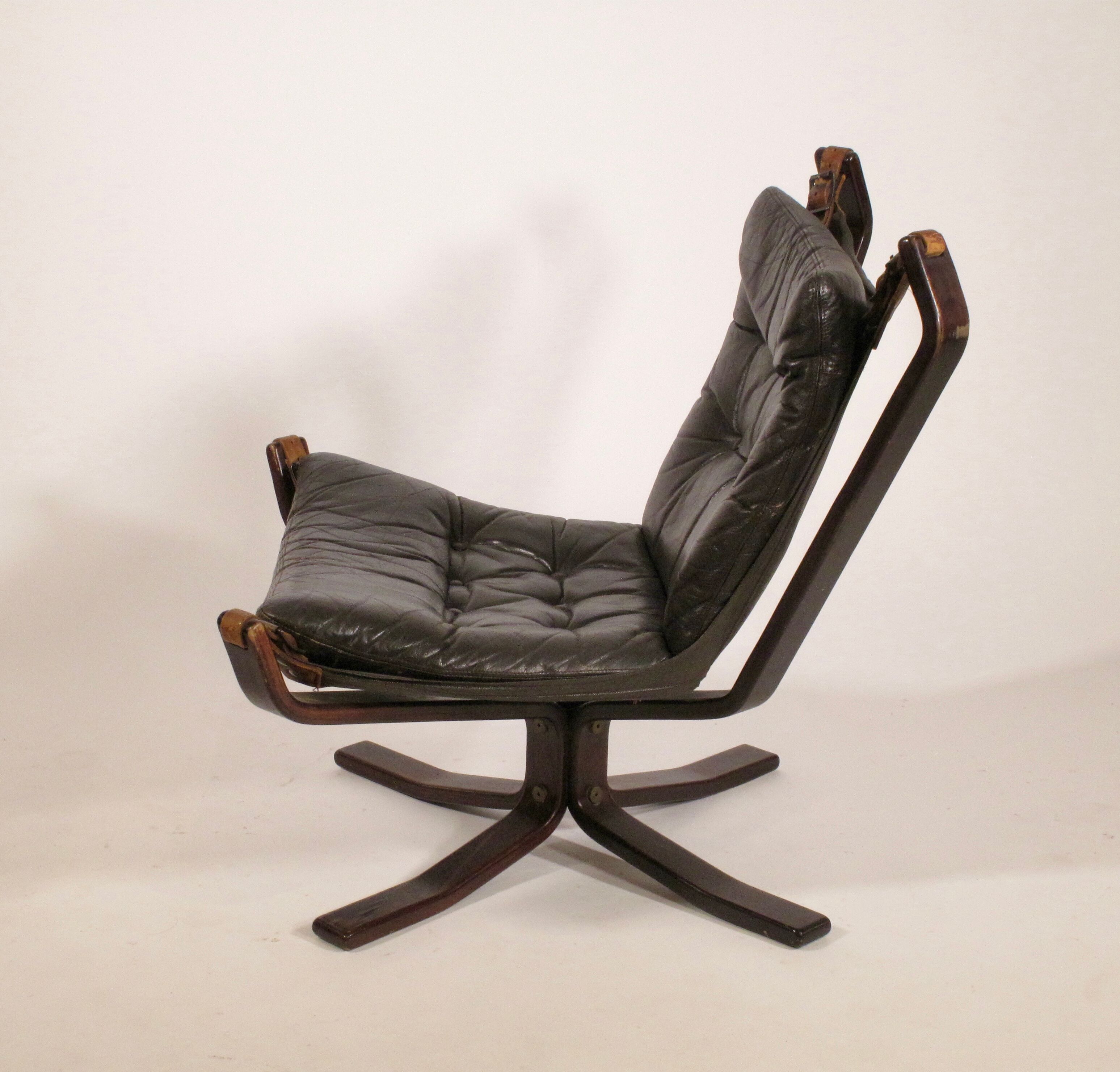 Fauteuil "falcon" de Sigurd Ressel, Norvège 1970