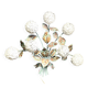 Vintage floral wall lamp by Hans Kögl, 1970s