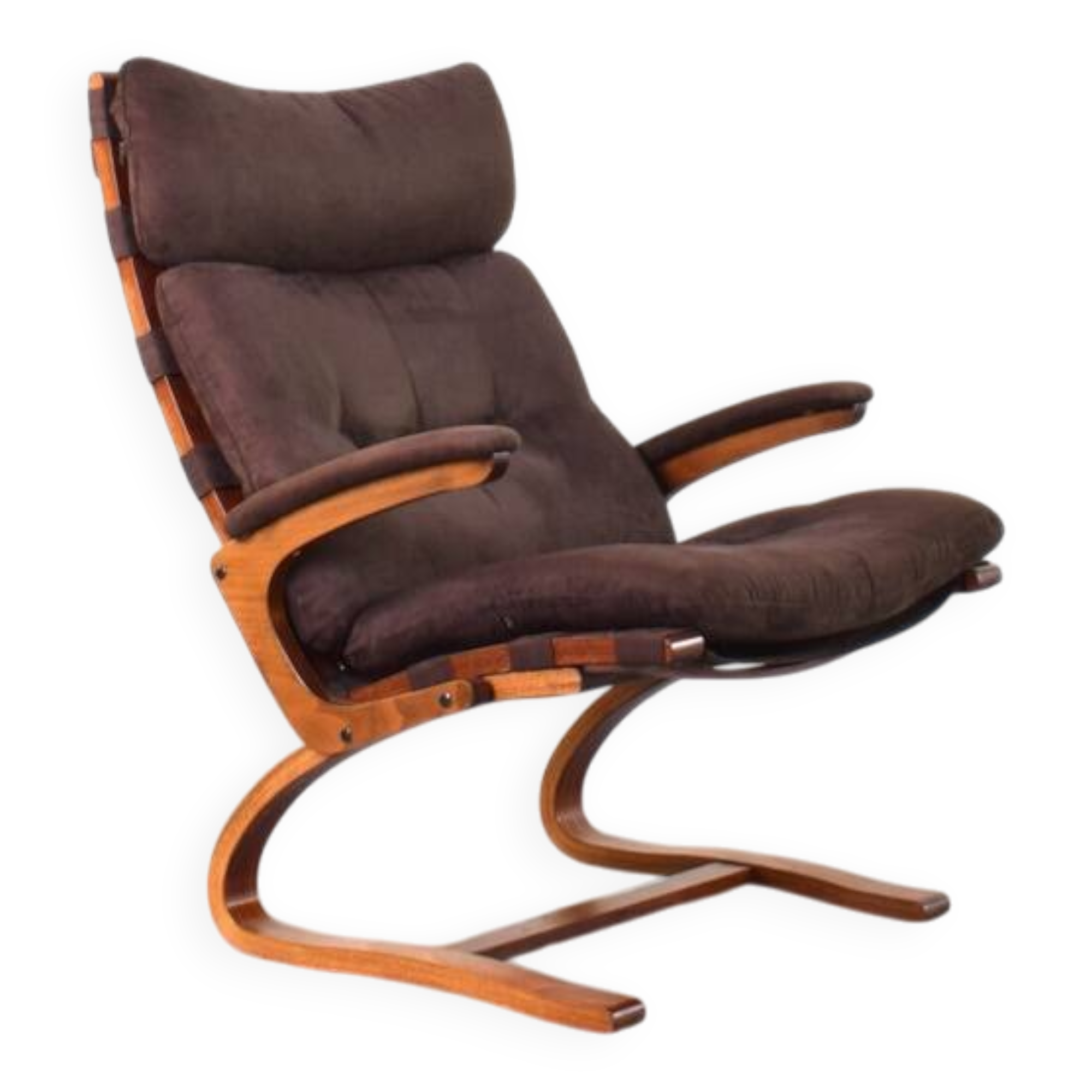 Mid-Century Lounge Chair by Elsa & Nordahl Solheim for Rybo Rykken, 1960s