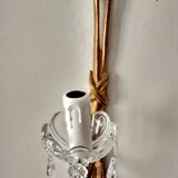 Wall lamp in gilded bronze and crystal louis XVI style