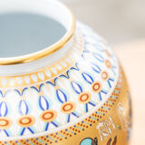 Kaiser "Theben" set of 2 porcelain vases, Egyptian motif.