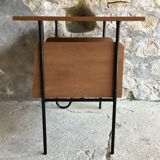 Modernist office with caisson, metal tubular structure, 1950