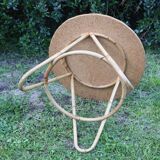 Nice rattan coffee table, vintage