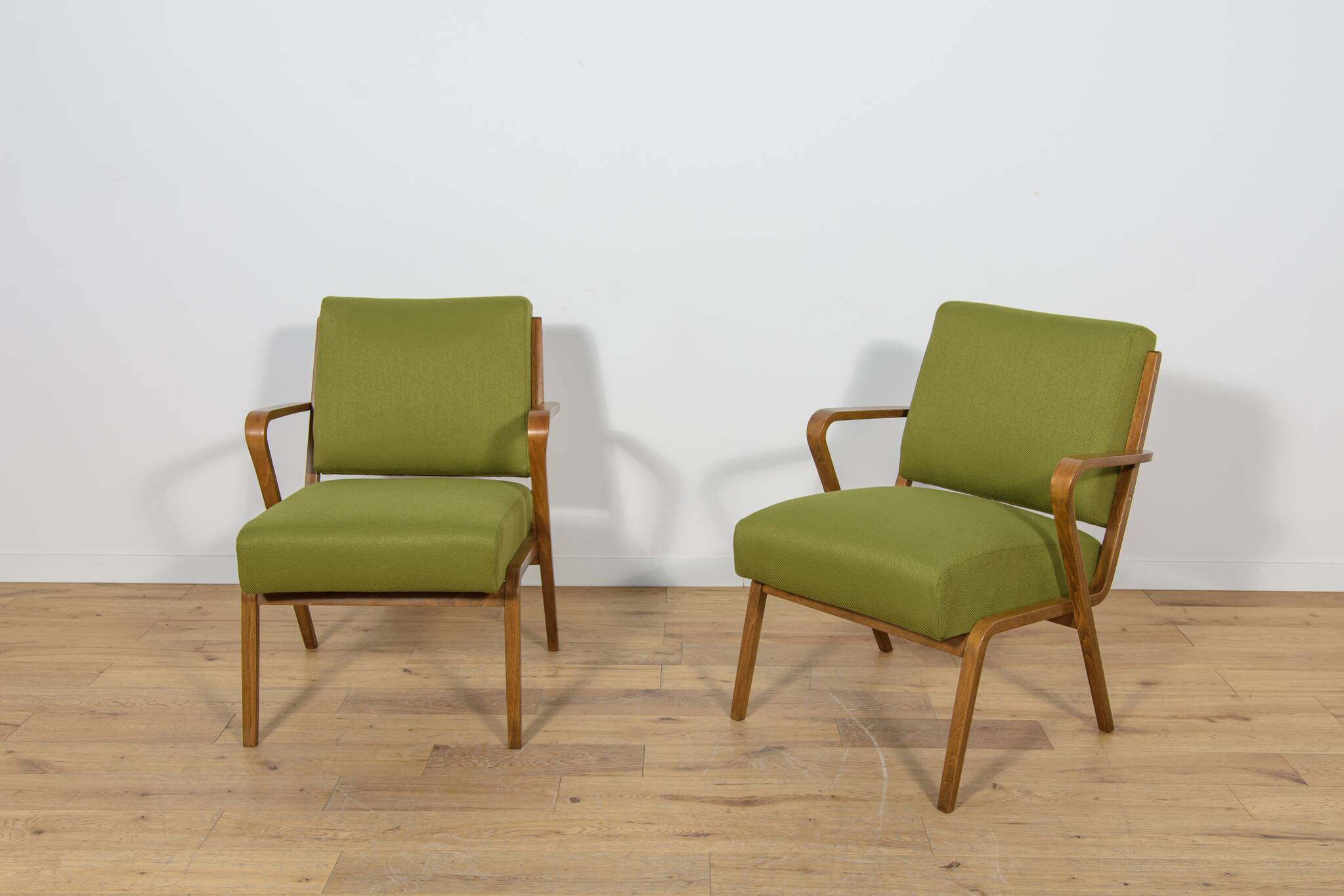 Armchairs by Selman Selmanagic for VEB Deutsche Werkstätten Hellerau.