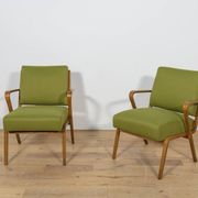 Armchairs by Selman Selmanagic for VEB Deutsche Werkstätten Hellerau.