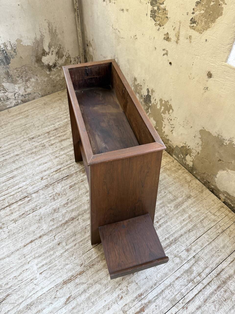 Jardinière années 50 palissandre constructiviste