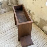 Jardinière années 50 palissandre constructiviste