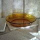 Lot de 9 assiettes creuses en verre ambre Duralex - Made in France