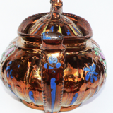 Important old staffordshire earthenware teapot called Jersey XIXa