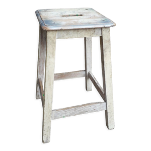 tabouret en bois 1960