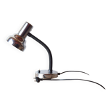 Vintage chrome metal desk lamp - Table lamp - 1960s.