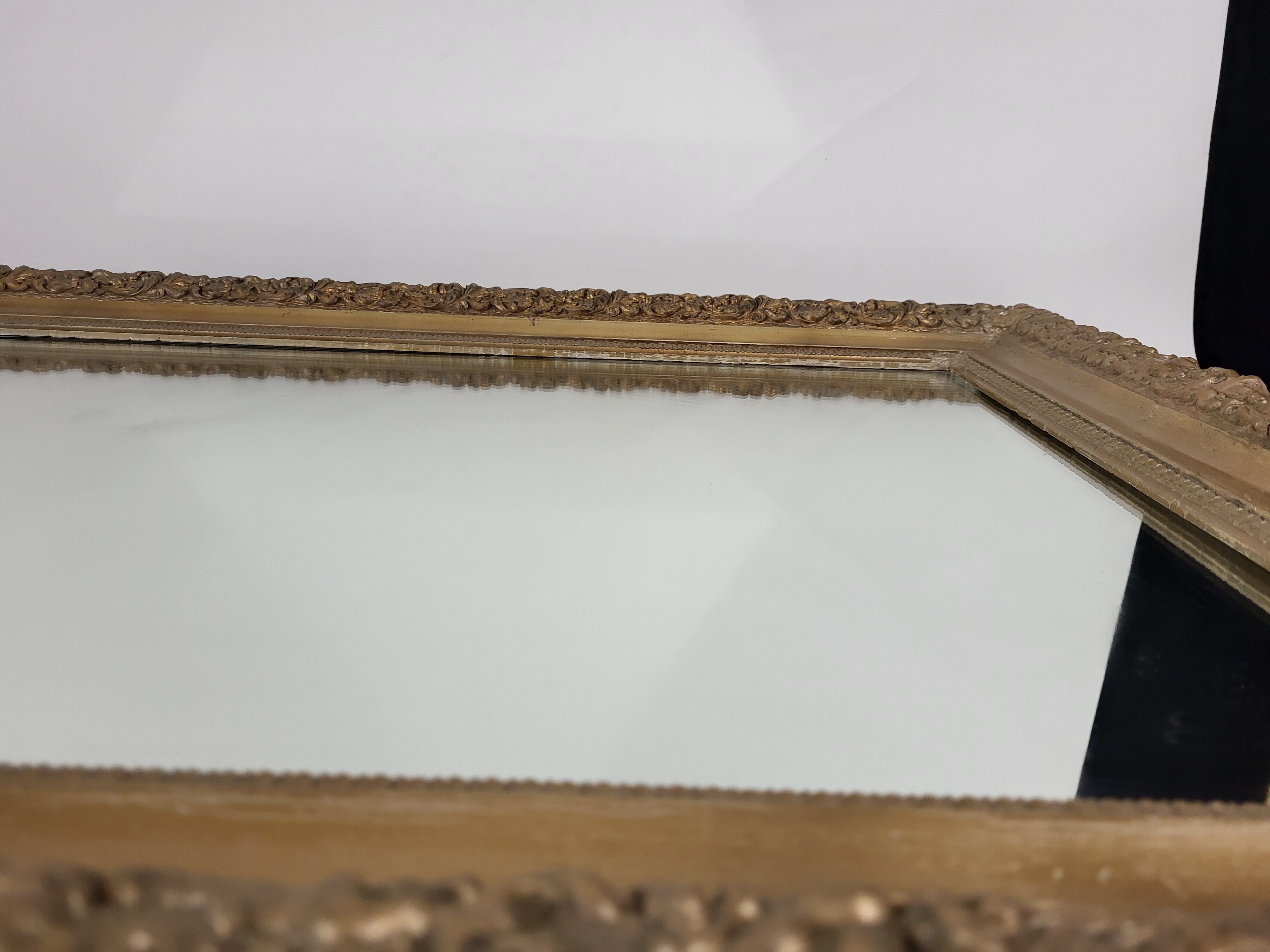 Gilded wooden mirror Napoleon III