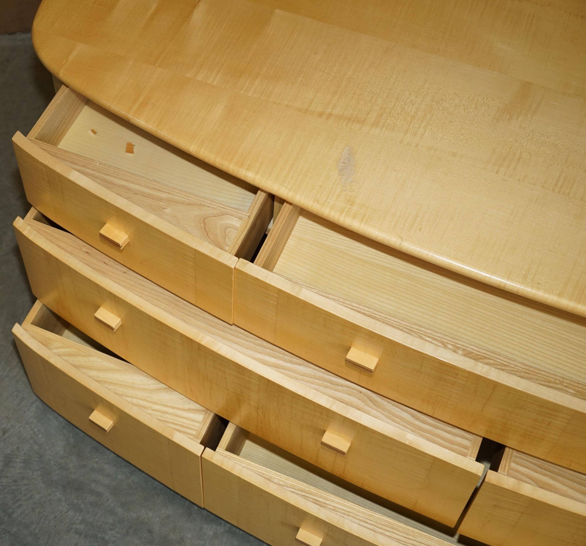 Sublime Buffet in Satin Birch by Baxter & Lee, Oak, Art Deco