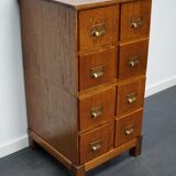 Vintage apothecary furniture in oak, Germany, 1940s