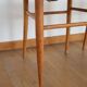 Pair of Scandinavian straw chairs