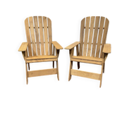 Paire de fauteuils indiens en teck