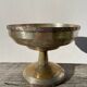 Art Deco footed cup in silver metal