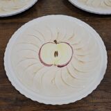 3 Apple Barbotine plates