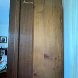 Oak storage cabinet