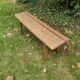 Antique oak bench