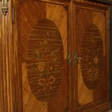 French inlaid bookcase from 20th century