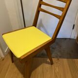 A set of 4 compass chairs from the 50s/60s