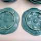 Oyster service Fish in faience barbotine 1950s