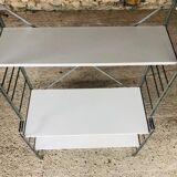 Vintage wall system with 5 modular shelves for BHV