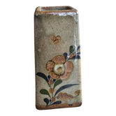 Pyramidal Vase Stoneware Signed Jorge Wilmot - Tonalá Mexico - Vintage