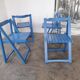 Set of 4 vintage folding chairs