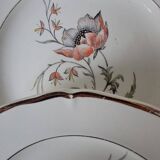 Assiettes à dessert modèle Saverne de St Amand. Années 50-60