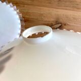 White opaline lampshade