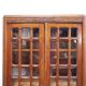 Vintage wooden showcase cabinet