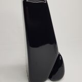 Vase mégalithe noir 25 cm