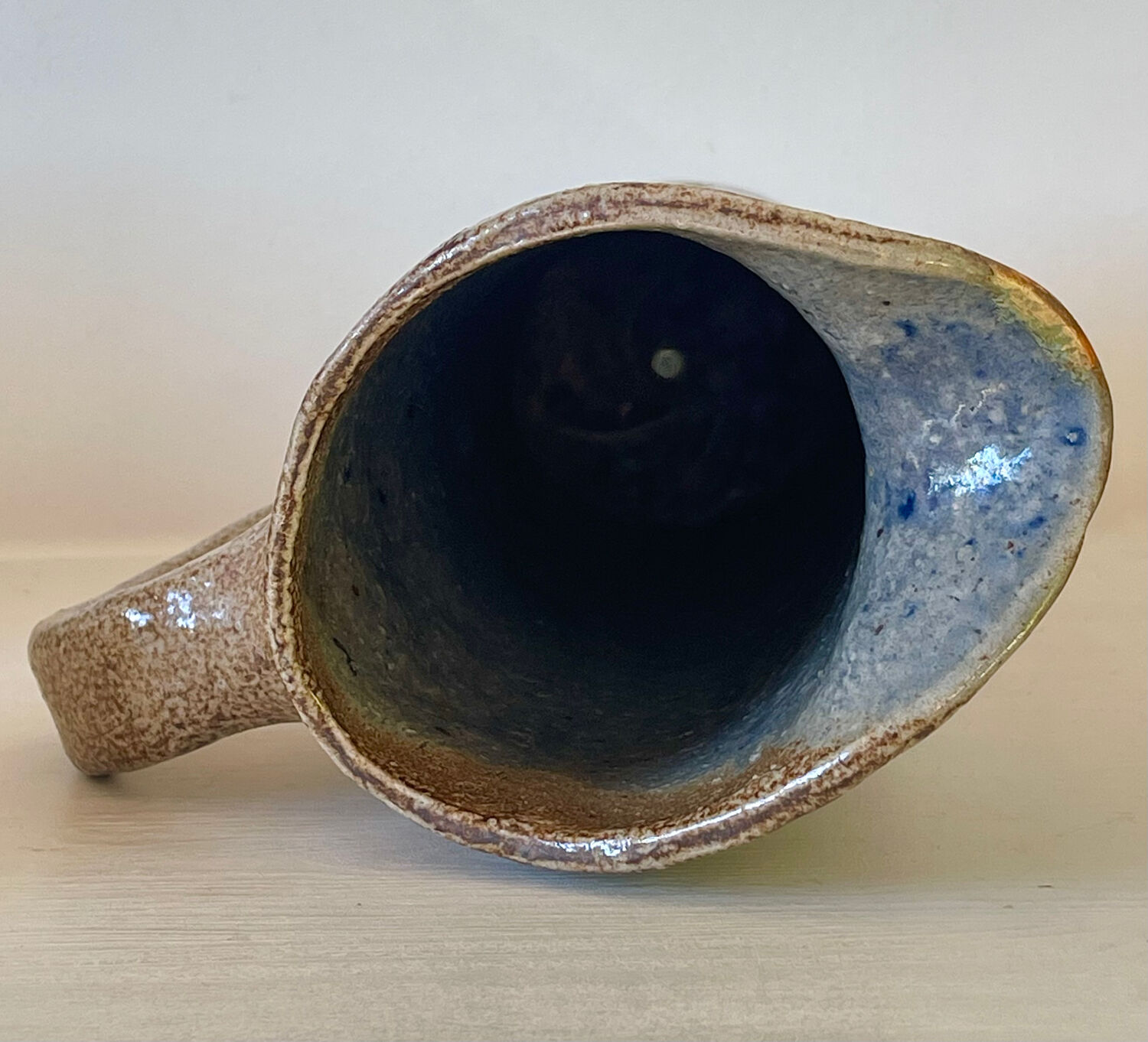 Stoneware jug by Jean Claude Monange.