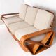 Rattan sofa by Paul Frankl