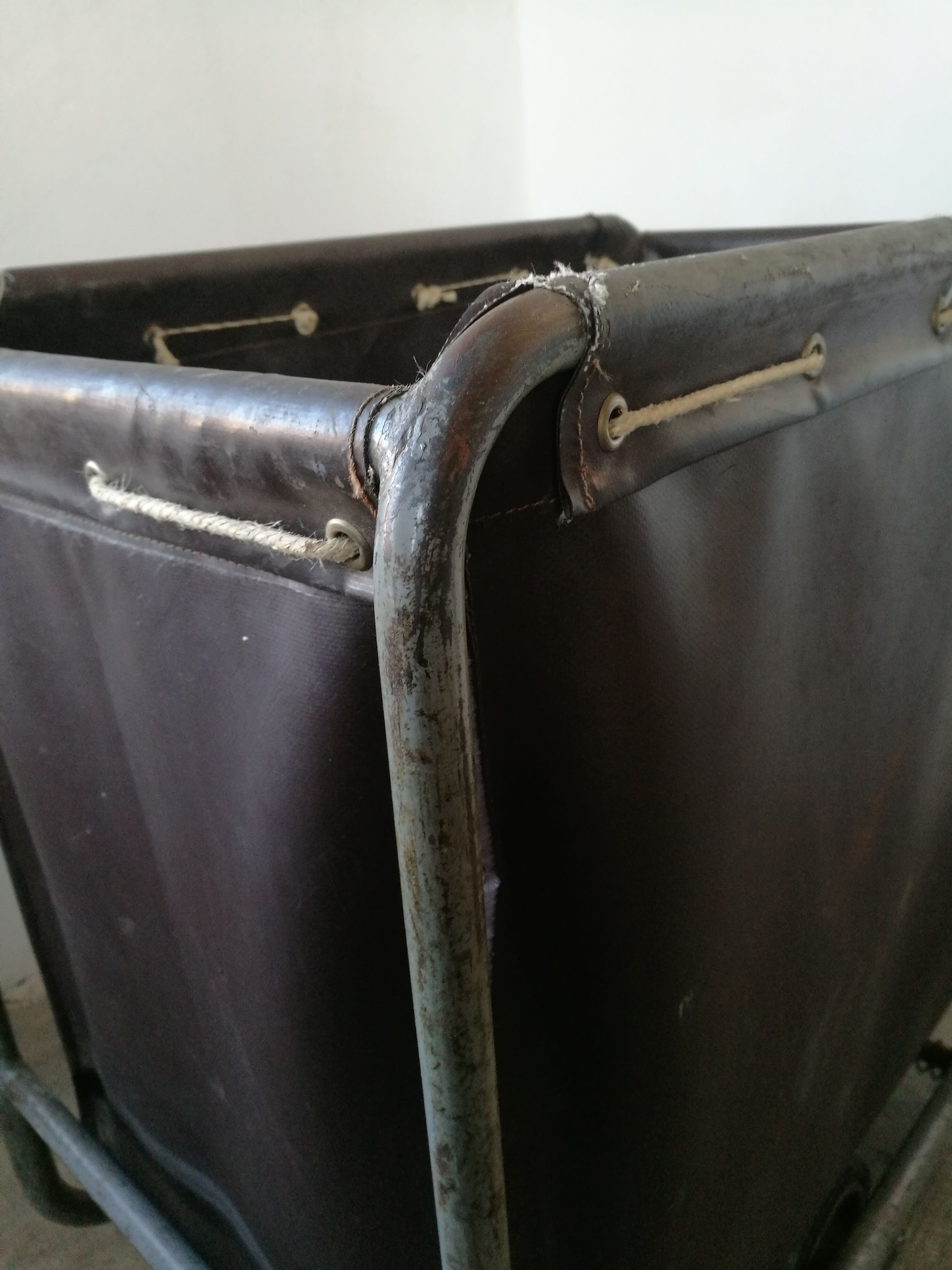 Old laundry cart