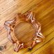 Vintage rosaline ashtray